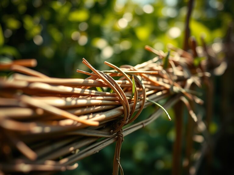 8 Traditional Steps to Weave a Willow Fence
